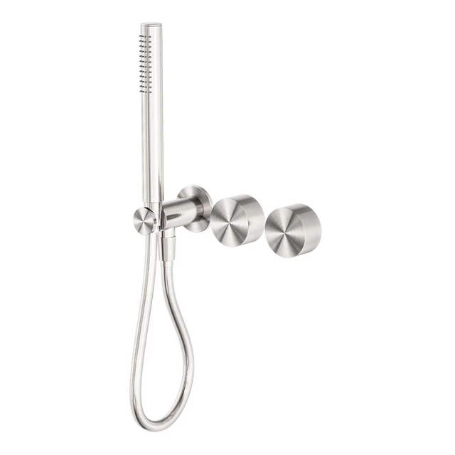 Nero Kara Progressive Shower System (Separate Plates) Brushed Nickel NR271903DBN - Hand Showers