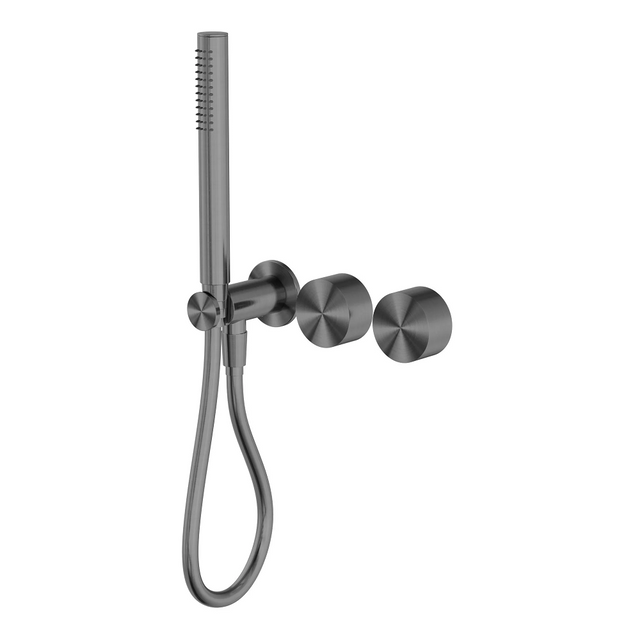 Nero Kara Progressive Shower System (Separate Plates) Gunmetal NR271903DGM - Hand Showers