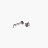 Nero Kara Progressive Wall Basin/Bath Mixer 230mm Spout Brushed Bronze NR271907a230BZ - Wall Mixers & Spouts