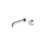 Nero Kara Progressive Wall Basin/Bath Mixer Separate Back Plate 260mm Chrome NR271907a260CH - Wall Mixers & Spouts