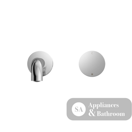 Nero Kara Progressive Wall Basin Set Mixer 230mm Spout Chrome NR271907a230CH - Wall Mixers & Spouts