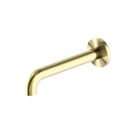 Nero Mecca Basin/Bath Spout Only 120mm Brushed Gold NR221903C120BG - Wall Spouts