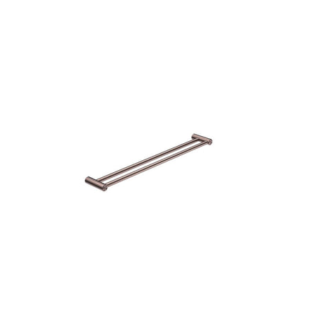 Nero Mecca Care 25mm Grab Double Towel Rail 900mm Brushed Bronze NRCR2530DBZ - Bathroom Disabled & Aged Care