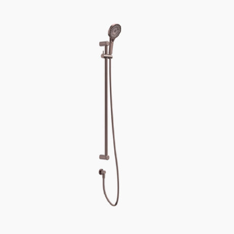 Nero Mecca Care 25mm Grab Rail And Adjustable Shower Rail Set 900mm Brushed Bronze NRCS004BZ - Rail Shower