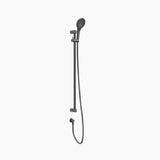 Nero Mecca Care 25mm Grab Rail And Adjustable Shower Rail Set 900mm Gun Metal NRCS004GM - Rail Shower