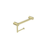 Nero Mecca Care 25mm Toilet Roll Rail 300mm Brushed Gold NRCR2512ABG - TOILET ROLL HOLDERS