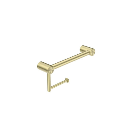 Nero Mecca Care 25mm Toilet Roll Rail 300mm Brushed Gold NRCR2512ABG - TOILET ROLL HOLDERS