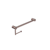 Nero Mecca Care 25mm Toilet Roll Rail 450mm Brushed Bronze NRCR2518ABZ - TOILET ROLL HOLDERS