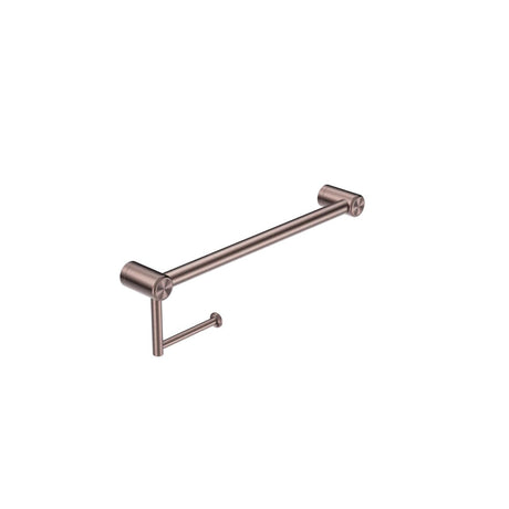 Nero Mecca Care 25mm Toilet Roll Rail 450mm Brushed Bronze NRCR2518ABZ - TOILET ROLL HOLDERS