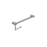 Nero Mecca Care 25mm Toilet Roll Rail 450mm Brushed Nickel NRCR2518ABN - TOILET ROLL HOLDERS