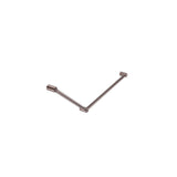 Nero Mecca Care 32mm Dda Grab Rail Set 45 Degree 750X900mm Brushed Bronze NRCR3245BZ - Grab Rail