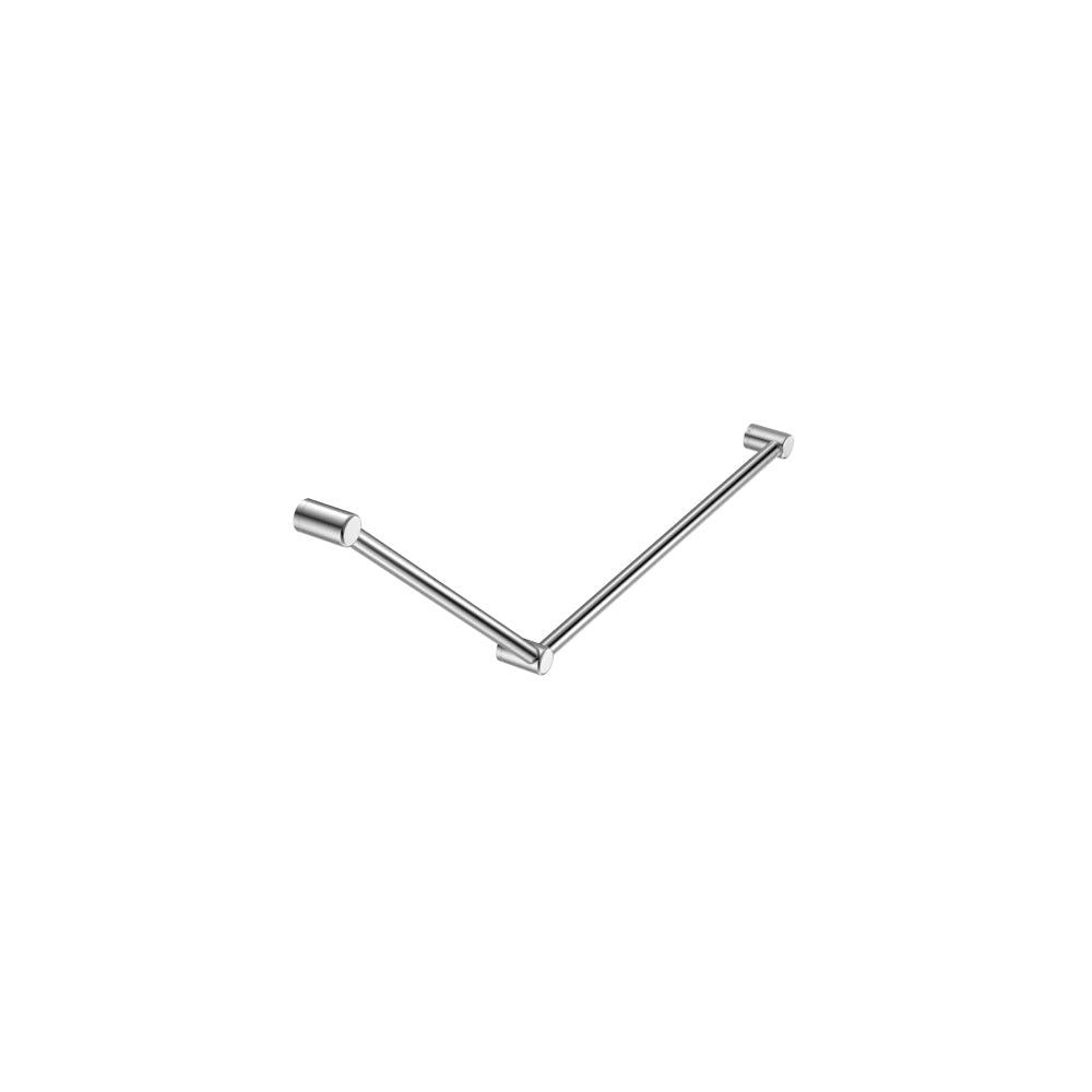 Nero Mecca Care 32mm Dda Grab Rail Set 45 Degree 750X900mm Chrome NRCR3245CH - Grab Rail