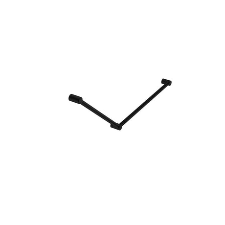 Nero Mecca Care 32mm Dda Grab Rail Set 45 Degree 750X900mm Matte Black NRCR3245MB - Grab Rail