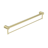 Nero Mecca Care 32mm Grab Rail With Towel Holder 900mm Brushed Gold NRCR3230BBG - Towel Rails