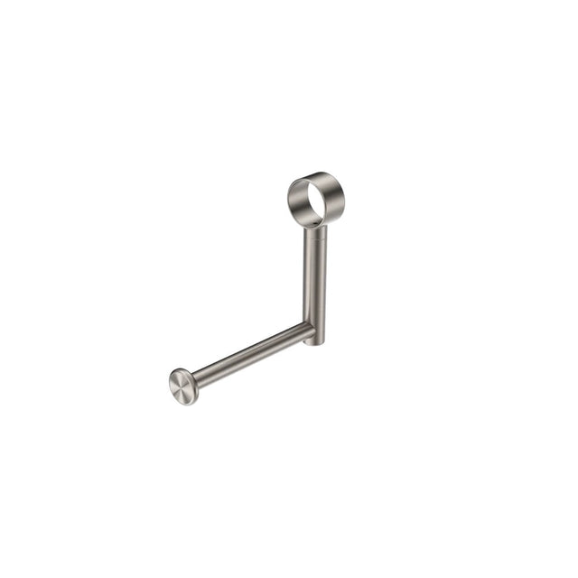 Nero Mecca Care Add On Toilet Roll Holder Brushed Nickel NRCR3286TBN - TOILET ROLL HOLDERS