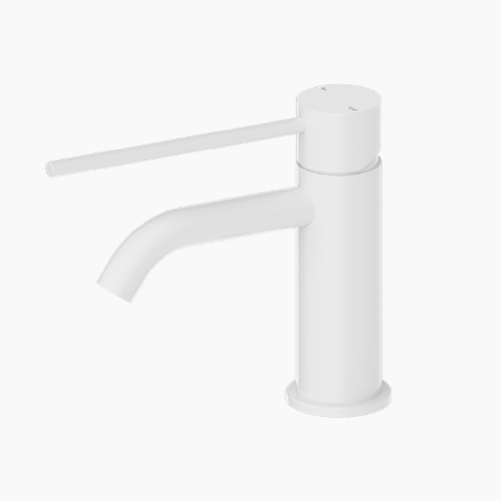 Nero Mecca Care Basin Mixer Matte White NR221901DMW - Basin Mixers