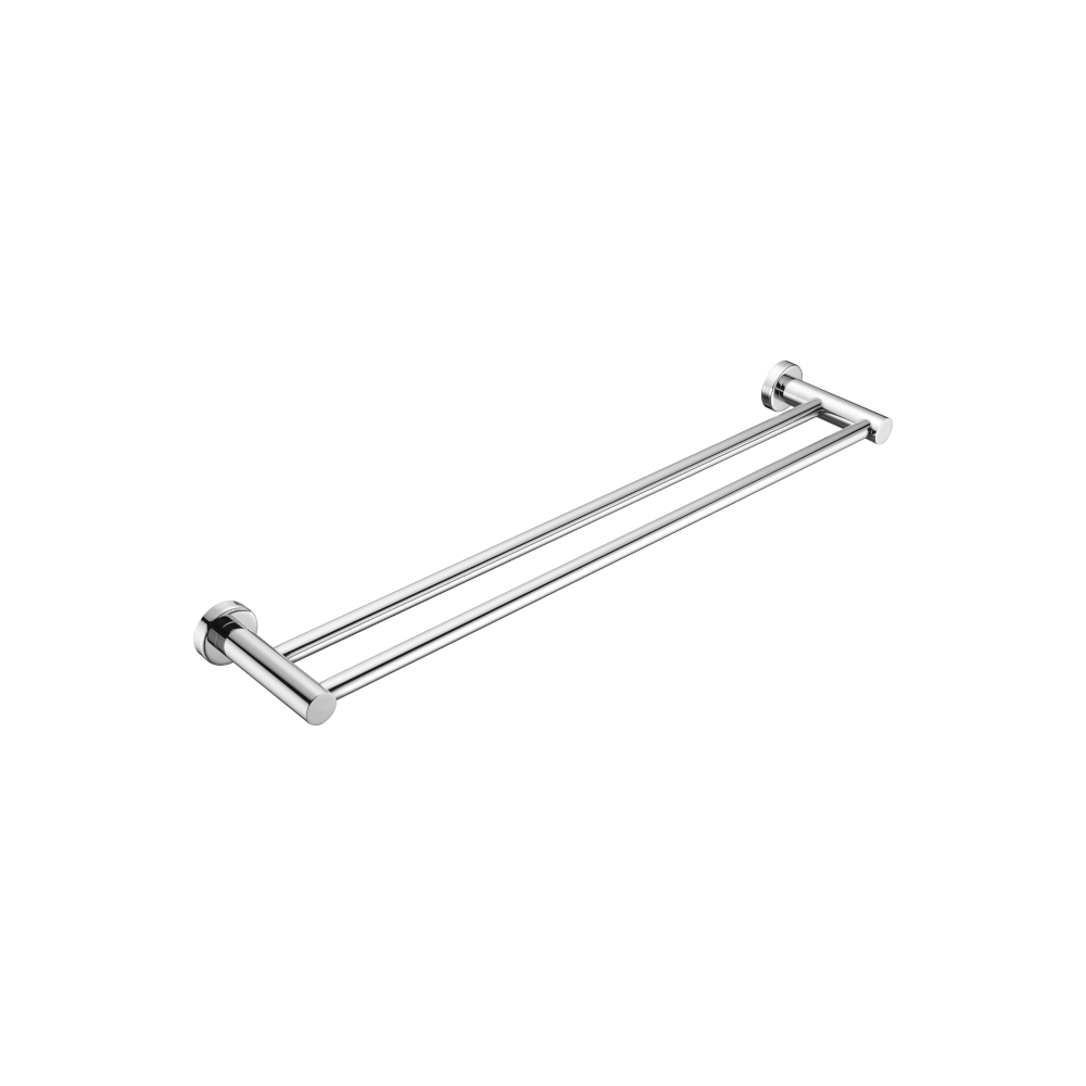 Nero Mecca Double Towel Rail 600mm Chrome NR1924dCH - Towel Rails