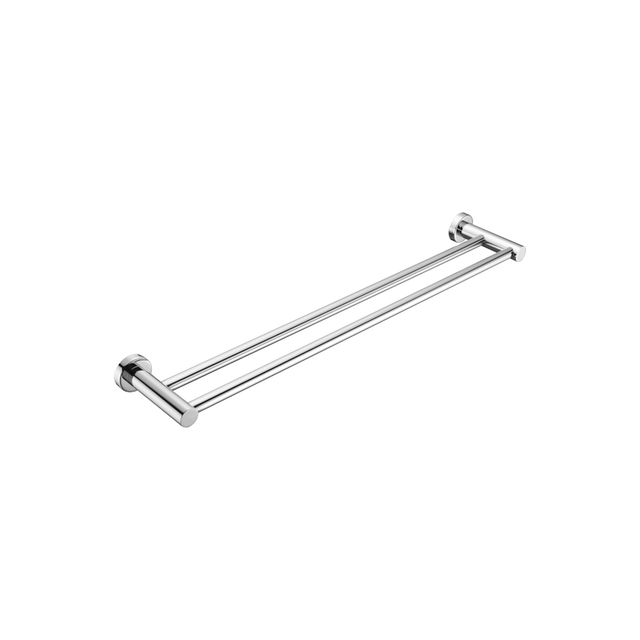 Nero Mecca Double Towel Rail 600mm Chrome NR1924dCH - Towel Rails