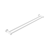 Nero Mecca Double Towel Rail 800mm Matte White NR1930dMW - Towel Rails