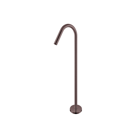Nero Mecca Floor Standing Bath Spout Only Brushed Bronze NR221903ABZ - Bath Fillers