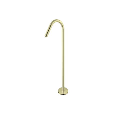 Nero Mecca Floor Standing Bath Spout Only Brushed Gold NR221903ABG - Bath Fillers