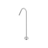 Nero Mecca Floor Standing Bath Spout Only Brushed Nickel NR221903ABN - Bath Fillers
