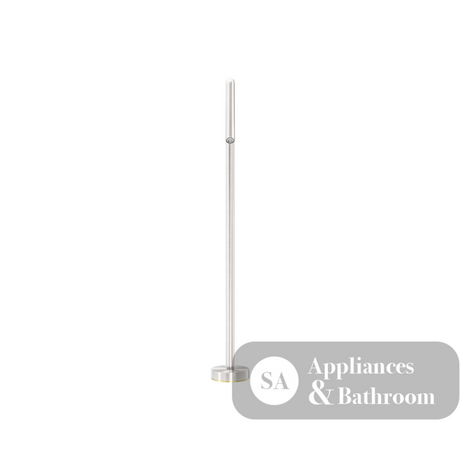 Nero Mecca Floor Standing Bath Spout Only Brushed Nickel NR221903ABN - Bath Fillers