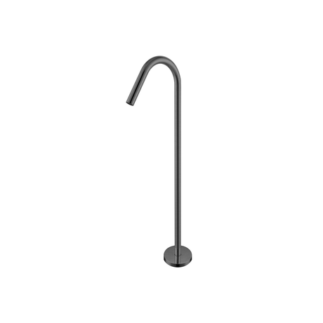 Nero Mecca Floor Standing Bath Spout Only Gun Metal NR221903AGM - Bath Fillers