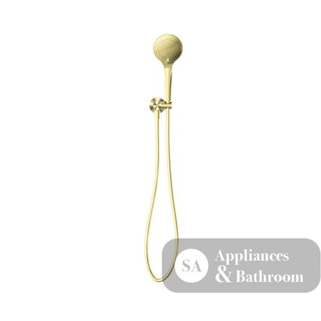 Nero Mecca Hand Hold Shower With Air Shower Brushed Gold NR221905BG - Hand Showers