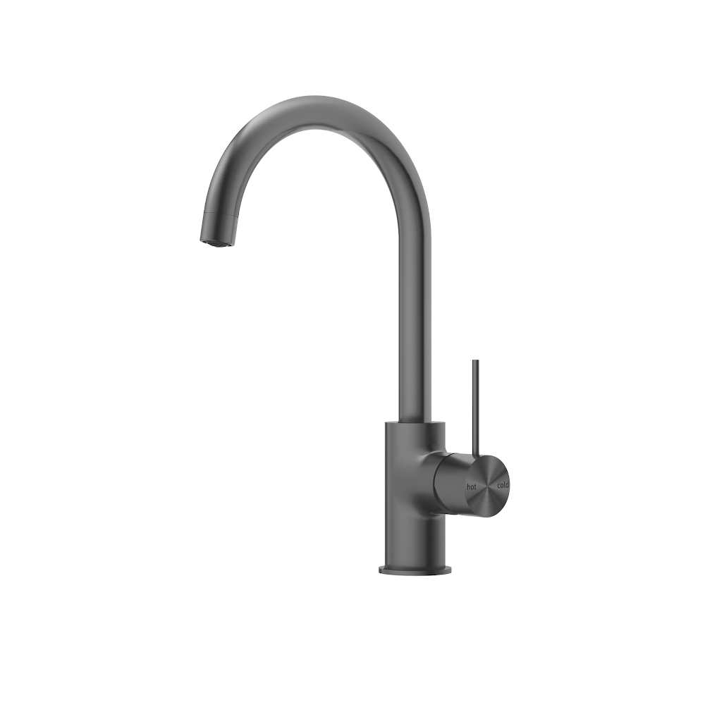 Nero Mecca Kitchen Mixer Gun Metal NR221907GM - Kitchen Mixer Taps