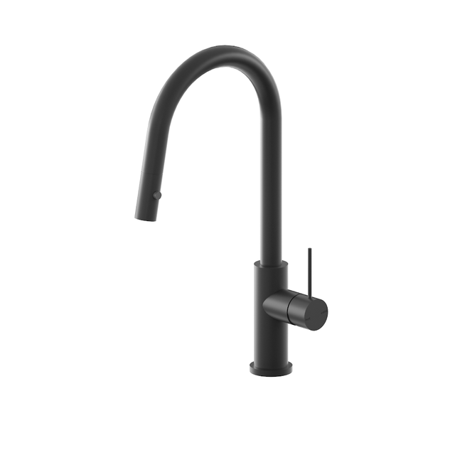 Nero Mecca Pull Out Sink Mixer With Vegie Spray Function Matte Black NR221908MB - Kitchen Mixer Taps