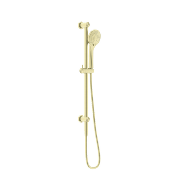 Nero Mecca Rail Shower With Air Shower Brushed Gold NR221905aBG - Rail Showers