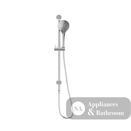Nero Mecca Rail Shower With Air Shower Chrome NR221905aCH - Rail Showers
