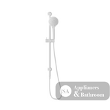 Nero Mecca Rail Shower With Air Shower Matte White NR221905aMW - Rail Showers