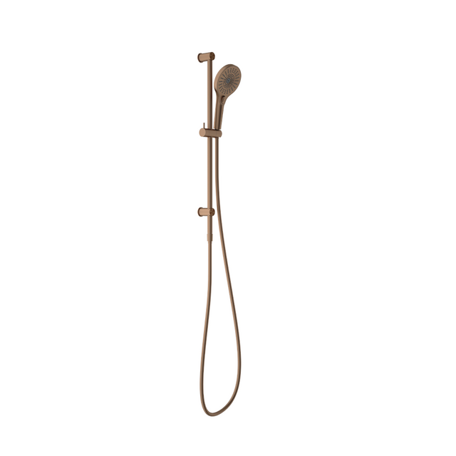 Nero Mecca Rail Shower With Shower Brushed Bronze NR221905dBZ - Rail Showers