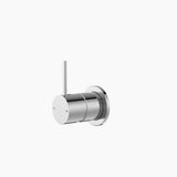Nero Mecca Shower Mixer 60mm Handle Up Plate Chrome NR221911JCH - Bathroom Wall Mixers