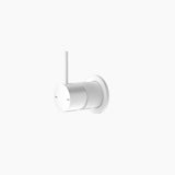 Nero Mecca Shower Mixer 60mm Handle Up Plate Matte White NR221911JMW - Bathroom Wall Mixers