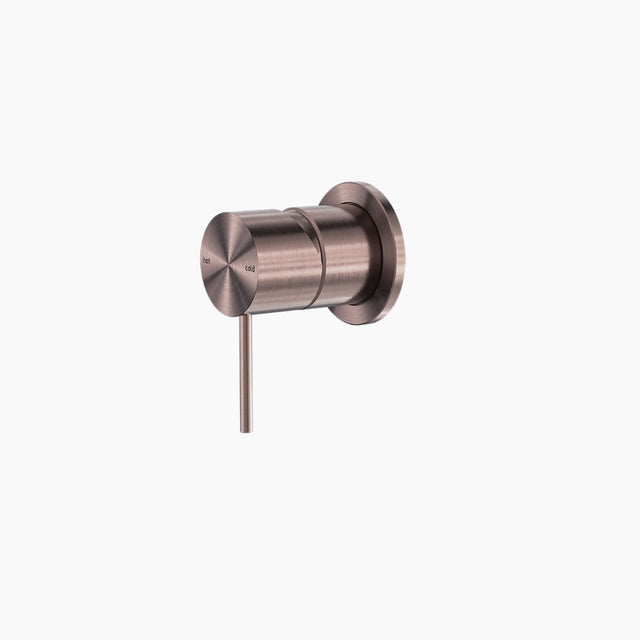 Nero Mecca Shower Mixer 60mm Plate Brushed Bronze NR221911HBZ - Bathroom Wall Mixers