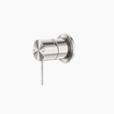Nero Mecca Shower Mixer 60mm Plate Brushed Nickel NR221911HBN - Bathroom Wall Mixers