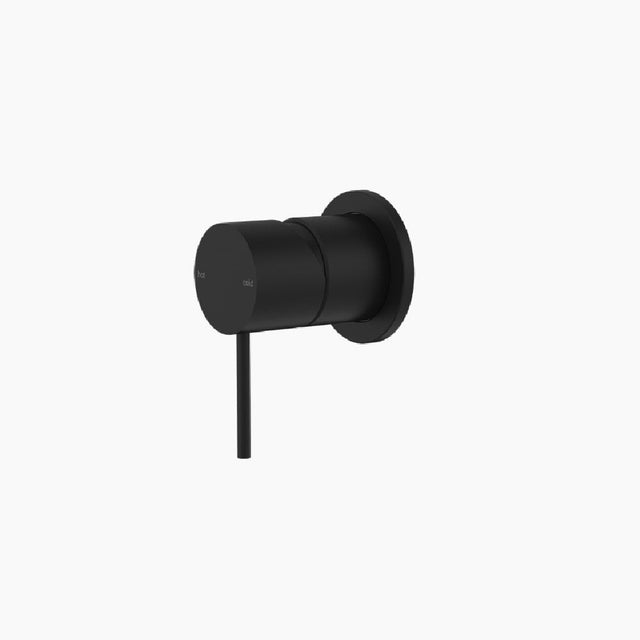 Nero Mecca Shower Mixer 60mm Plate Matte Black NR221911HMB - Bathroom Wall Mixers