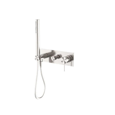 Nero Mecca Shower Mixer Diverter System Brushed Nickel NR221912EBN - Hand Showers
