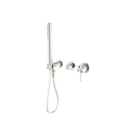 Nero Mecca Shower Mixer Diverter System Separate Back Plate Brushed Nickel NR221912FBN - Hand Showers