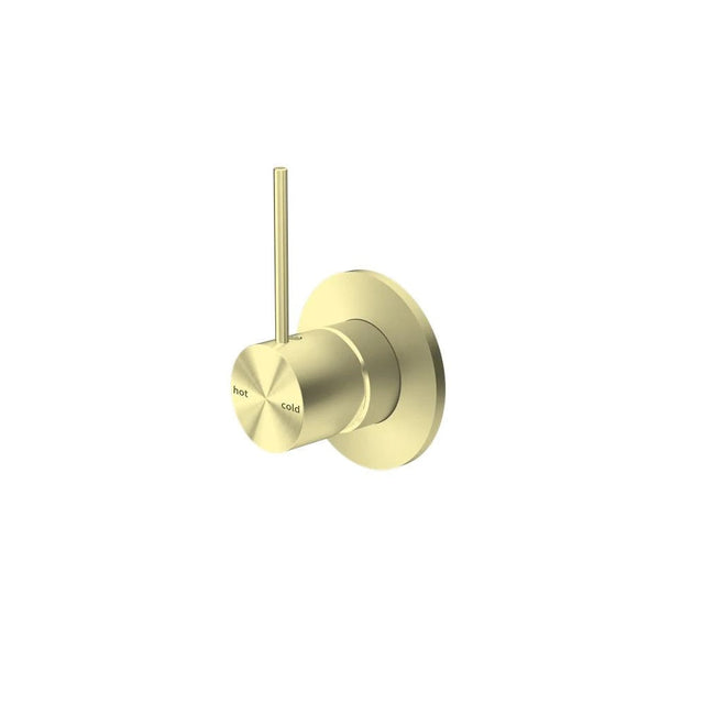 Nero Mecca Shower Mixer Handle Up Brushed Gold NR221911BBG - Bathroom Wall Mixers