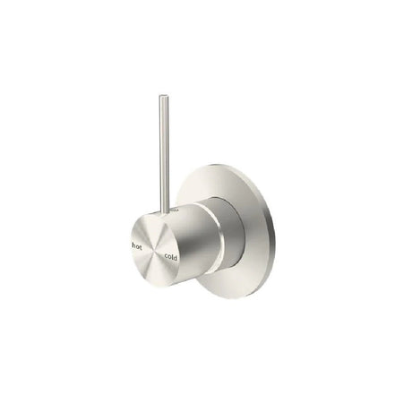 Nero Mecca Shower Mixer Handle Up Brushed Nickel NR221911BBN - Bathroom Wall Mixers