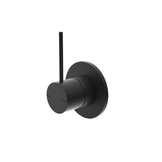 Nero Mecca Shower Mixer Handle Up Matte Black NR221911BMB - Bathroom Wall Mixers