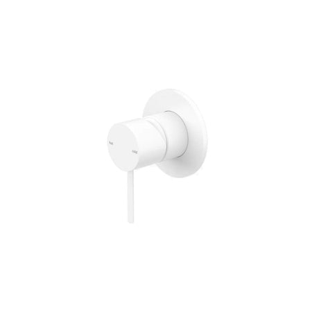 Nero Mecca Shower Mixer Matte White NR221911MW - Bathroom Wall Mixers