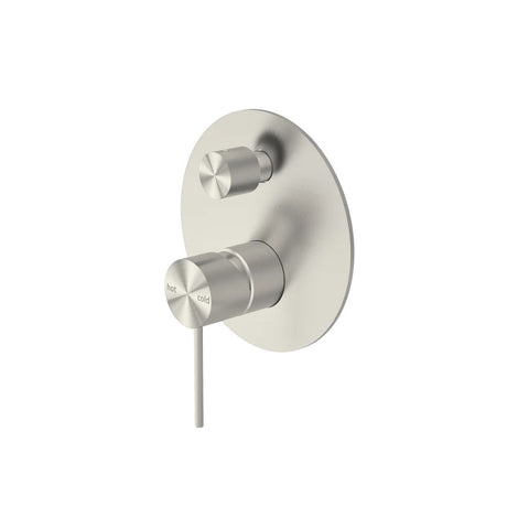 Nero Mecca Shower Mixer With Divertor Brushed Nickel NR221911ABN - Wall Mixer Diverter