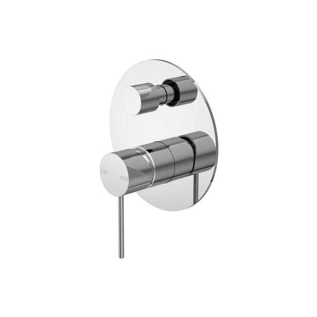 Nero Mecca Shower Mixer With Divertor Chrome NR221911ACH - Wall Mixer Diverter