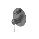 Nero Mecca Shower Mixer With Divertor Gun Metal NR221911AGM - Wall Mixer Diverter