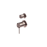 Nero Mecca Shower Mixer With Divertor Separate Back Plate Brushed Bronze NR221911sBZ - Diverter Mixers